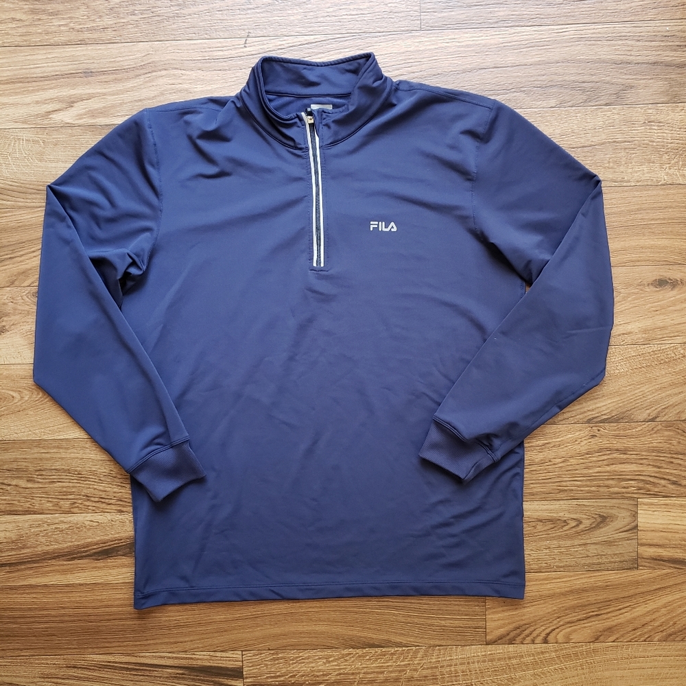 FILA 1/2 Zip Up Pullover Jacket Size XXL